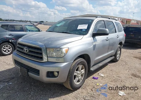 2013 Toyota Sequoia Sr5 5.7L V8 из США, поврежденный, VIN 5TDZY5G1XDS046983